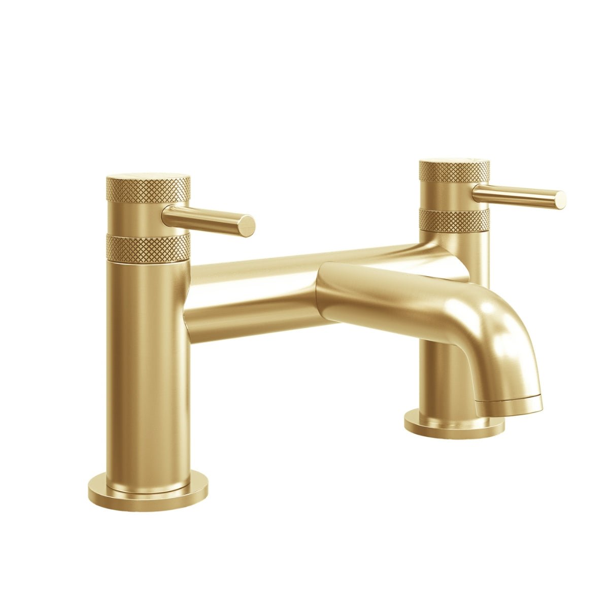 AM00059 - Amara Runswick Bath Filler Tap in Brushed Brass - Coa Living