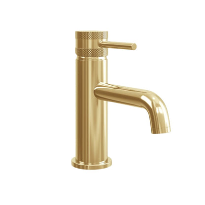 AM00068 - Amara Runswick Mono Basin Mixer Tap in Brushed Brass - Coa Living