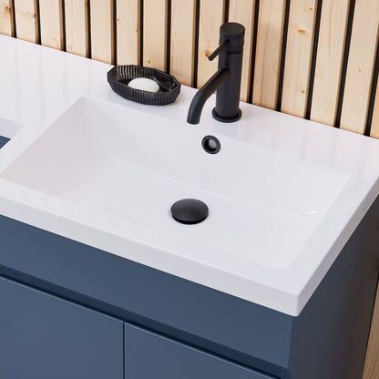 AM00133 - Amara Universal Basin Waste in Matt Black - Coa Living