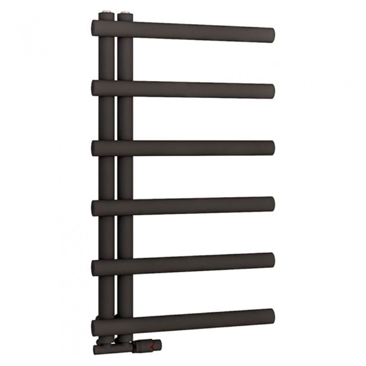 AM00345 - Amara Rascal Central Heating Towel Rail in Anthracite - Coa Living