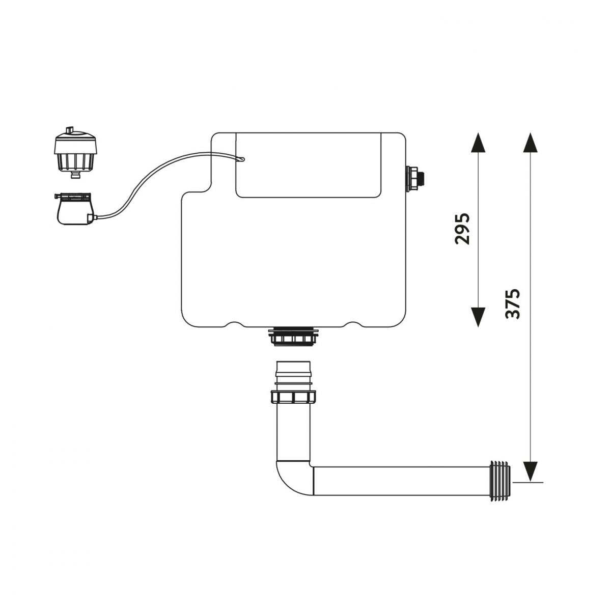 AM00504 - Amara Concealed Toilet Cistern - Coa Living