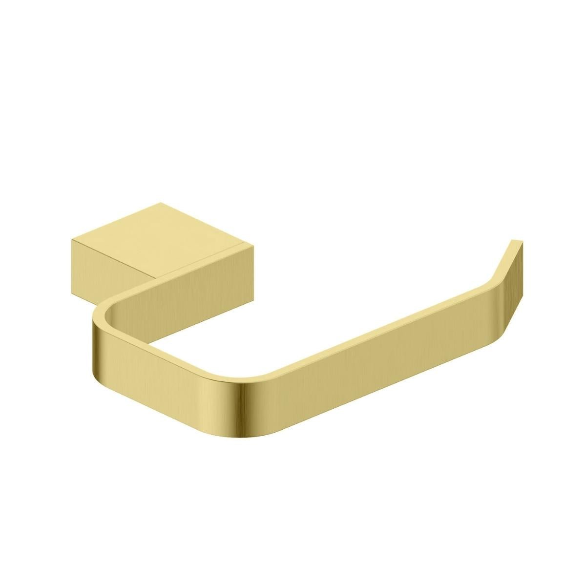 AM00557 - Amara Hawes Wall Mounted Toilet Roll Holder in Brushed Brass - Coa Living