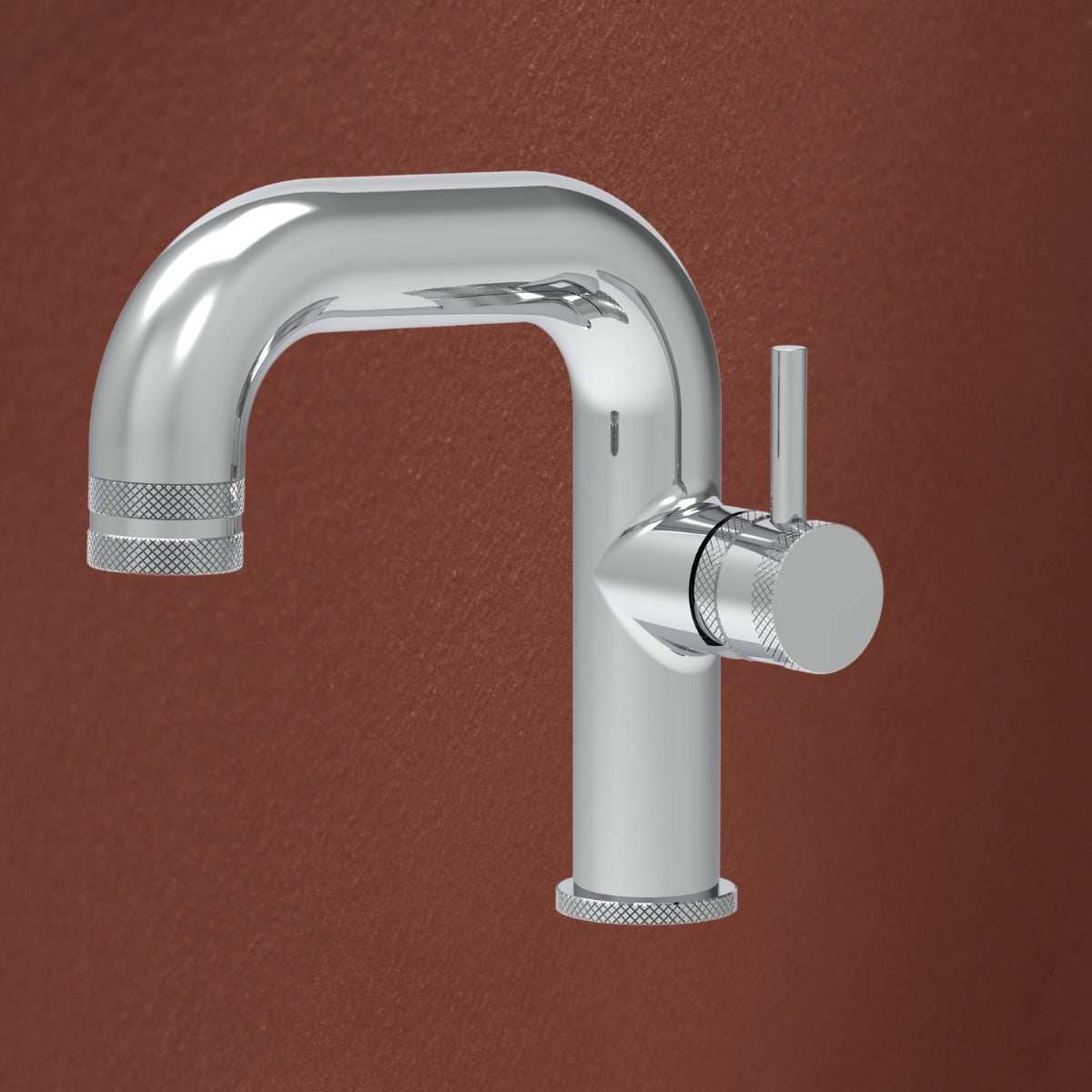 AM00568 - Amara Runswick Side-Lever Basin Mixer Tap in Chrome - Coa Living