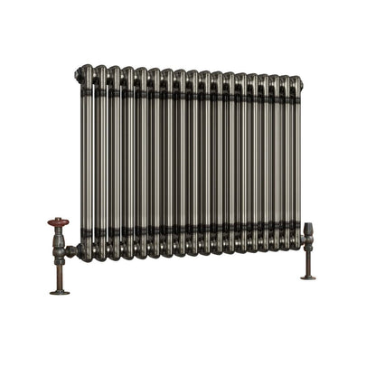 AM00616 - Amara 2 Column Horizontal Radiator in Lacquered Raw Metal - Coa Living