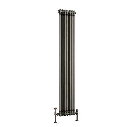 AM00619 - Amara 2 Column Vertical Radiator in Lacquered Raw Metal - Coa Living