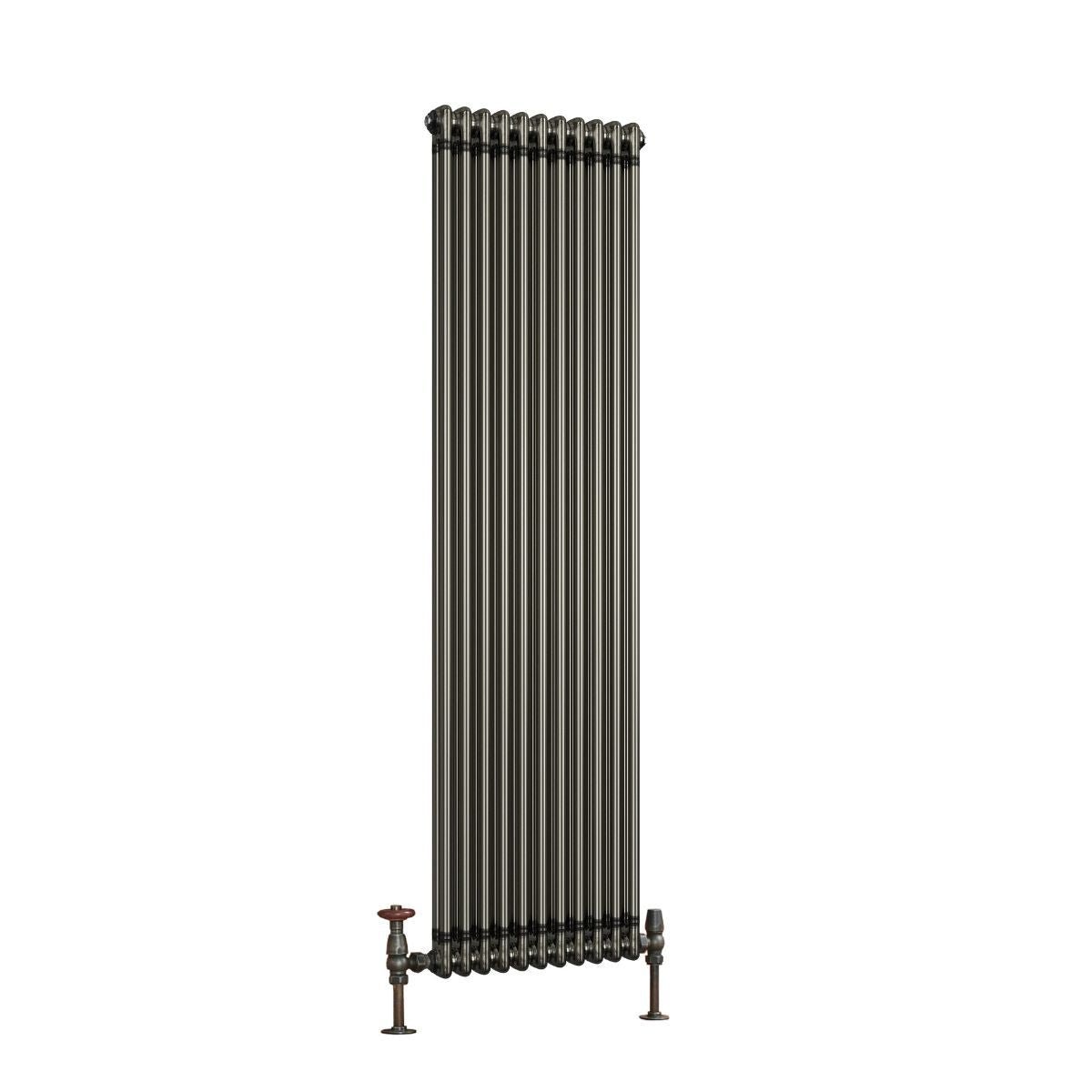 AM00621 - Amara 2 Column Vertical Radiator in Lacquered Raw Metal - Coa Living