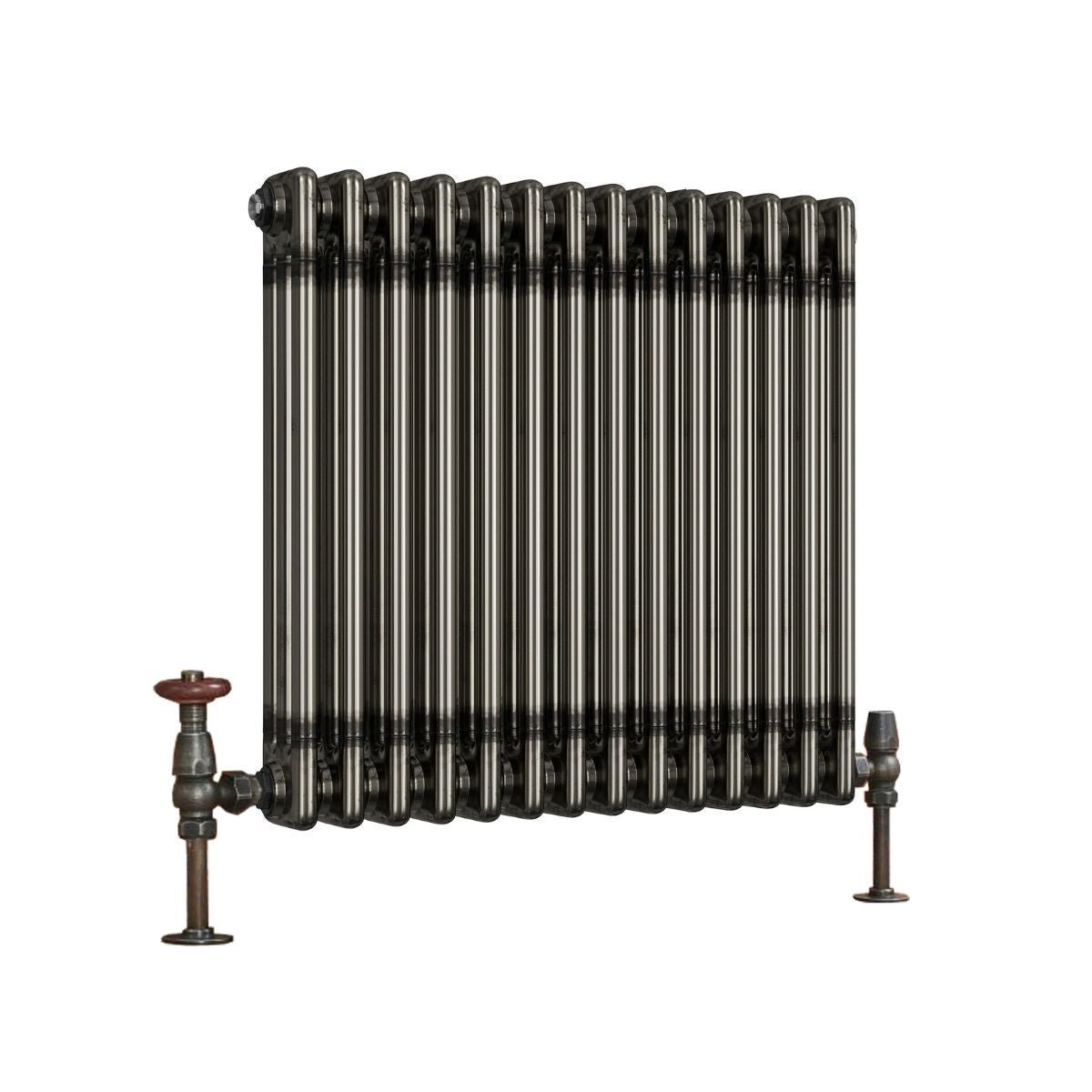 AM00623 - Amara 3 Column Horizontal Radiator in Lacquered Raw Metal - Coa Living