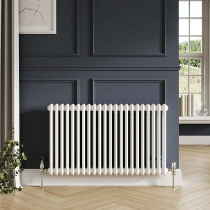 AM00629 - Amara 2 Column Horizontal Radiator in White - Coa Living