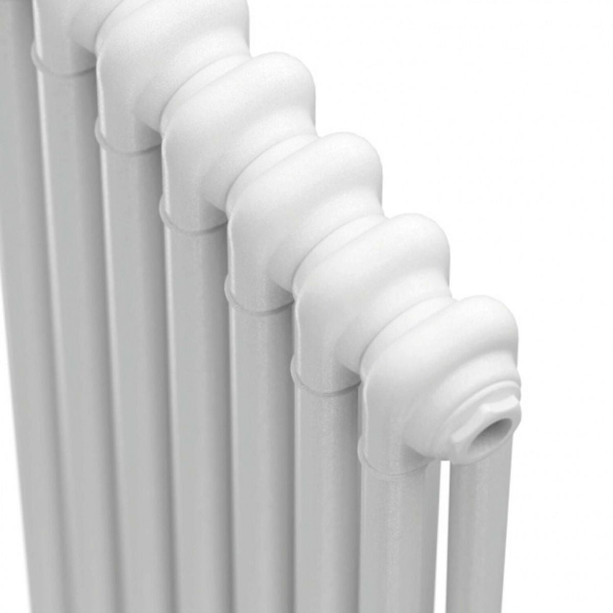 AM00633 - Amara 2 Column Vertical Radiator in White - Coa Living