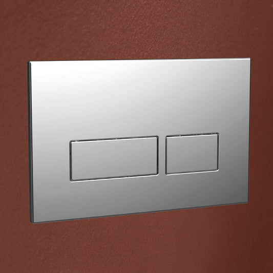 AM00662 - Amara Rectangular Flush Plate in Chrome - Coa Living