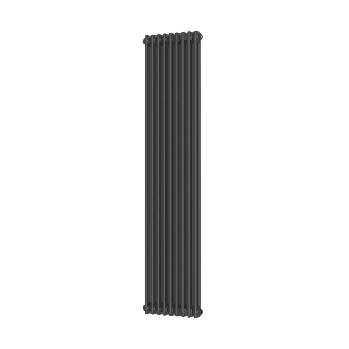 AM00665 - Amara 2 Column Vertical Radiator in Anthracite - Coa Living