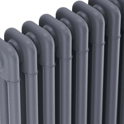 AM00668 - Amara 3 Column Horizontal Radiator in Anthracite - Coa Living