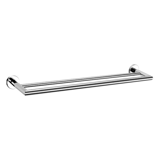 AM00690 - Amara Lythe Wall Mounted Double Towel Bar in Chrome - Coa Living