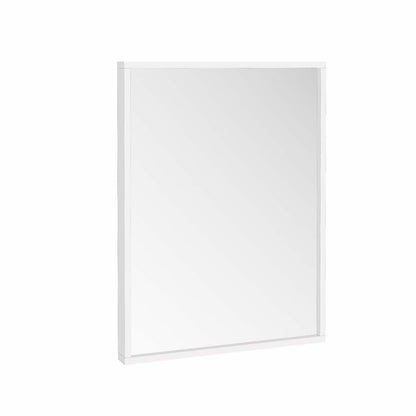 AM00724 - Amara Rosedale Framed Bathroom Mirror in Matt White - Coa Living