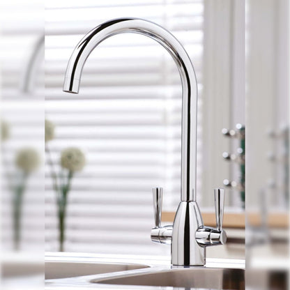 AM00844 - Amara Cundall Kitchen Tap in Chrome - Coa Living