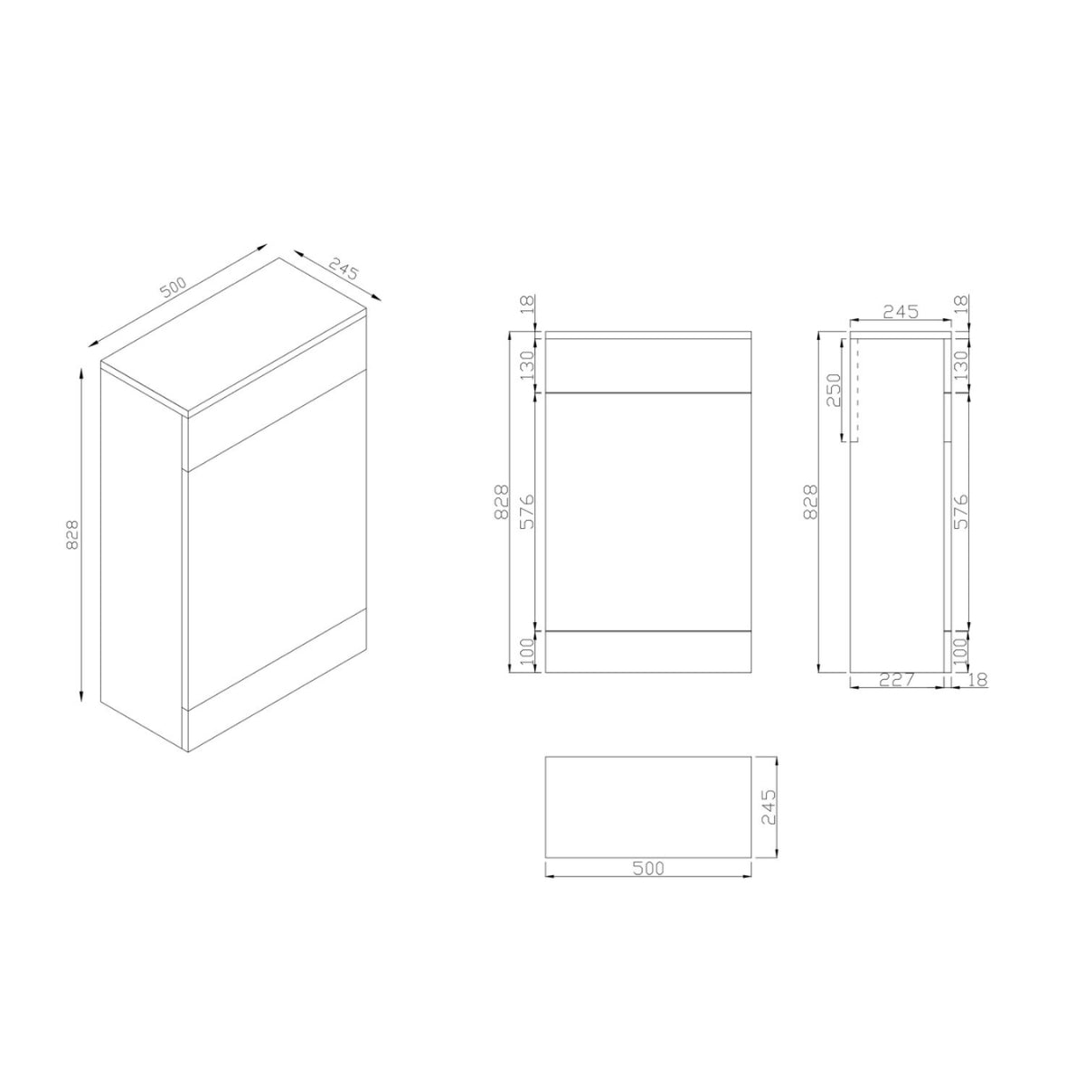 AM00887 - Amara Rosedale WC Unit - Coa Living