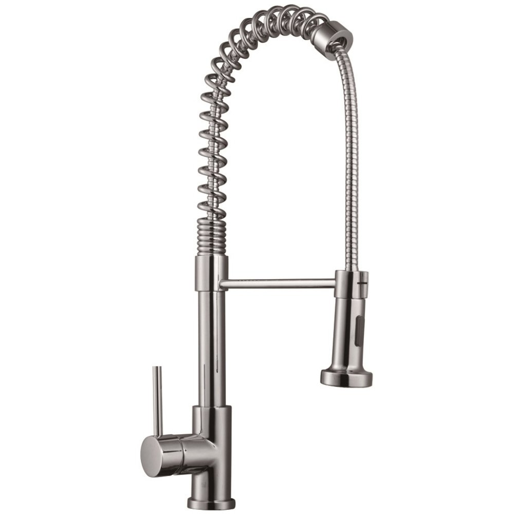 AM02129 - Amara Bathrooms Kilburn Pull Out Kitchen Sink Mixer Chrome - Coa Living