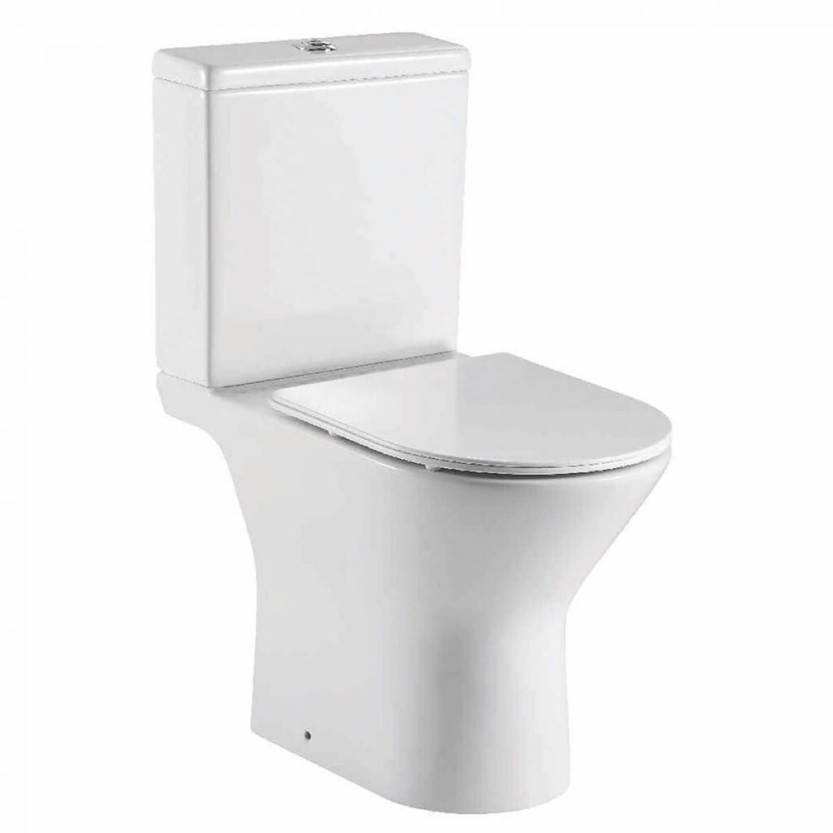 '- Amara Pickering Close Coupled Open Back Toilet in White - Coa Living