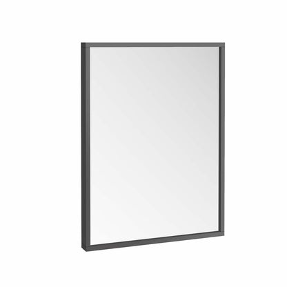 Amara Rosedale Framed Bathroom Mirror in Matt Grey