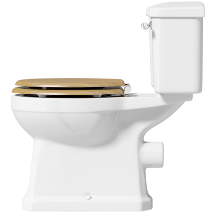 Bedlam Traditional Close Coupled Toilet With Soft Close Seat