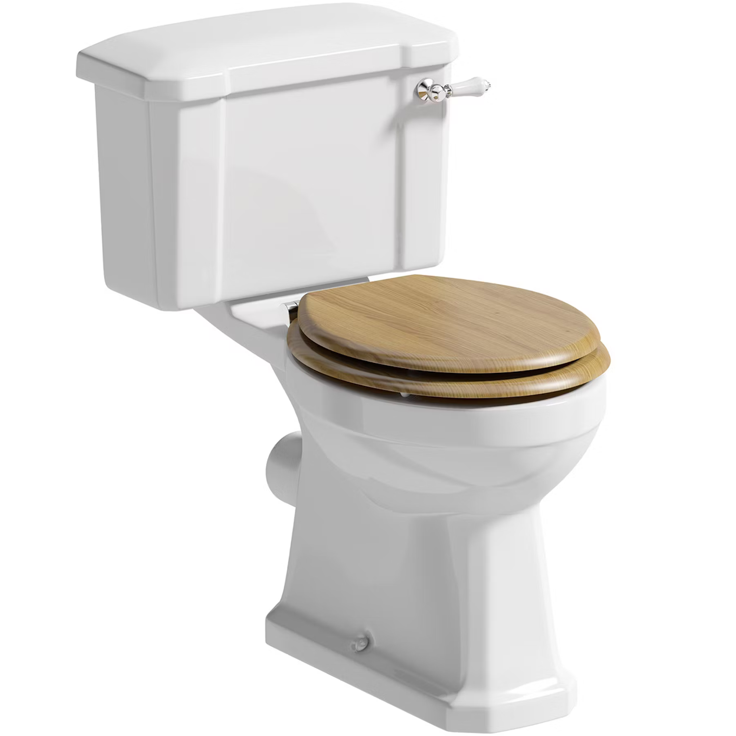 Bedlam Traditional Close Coupled Toilet With Soft Close Seat